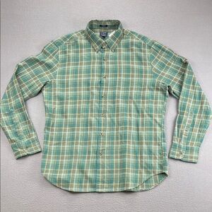 NWT J.Crew Brushed Twill Plaid Button Down Shirt Men’s Large Classic Fit Preppy